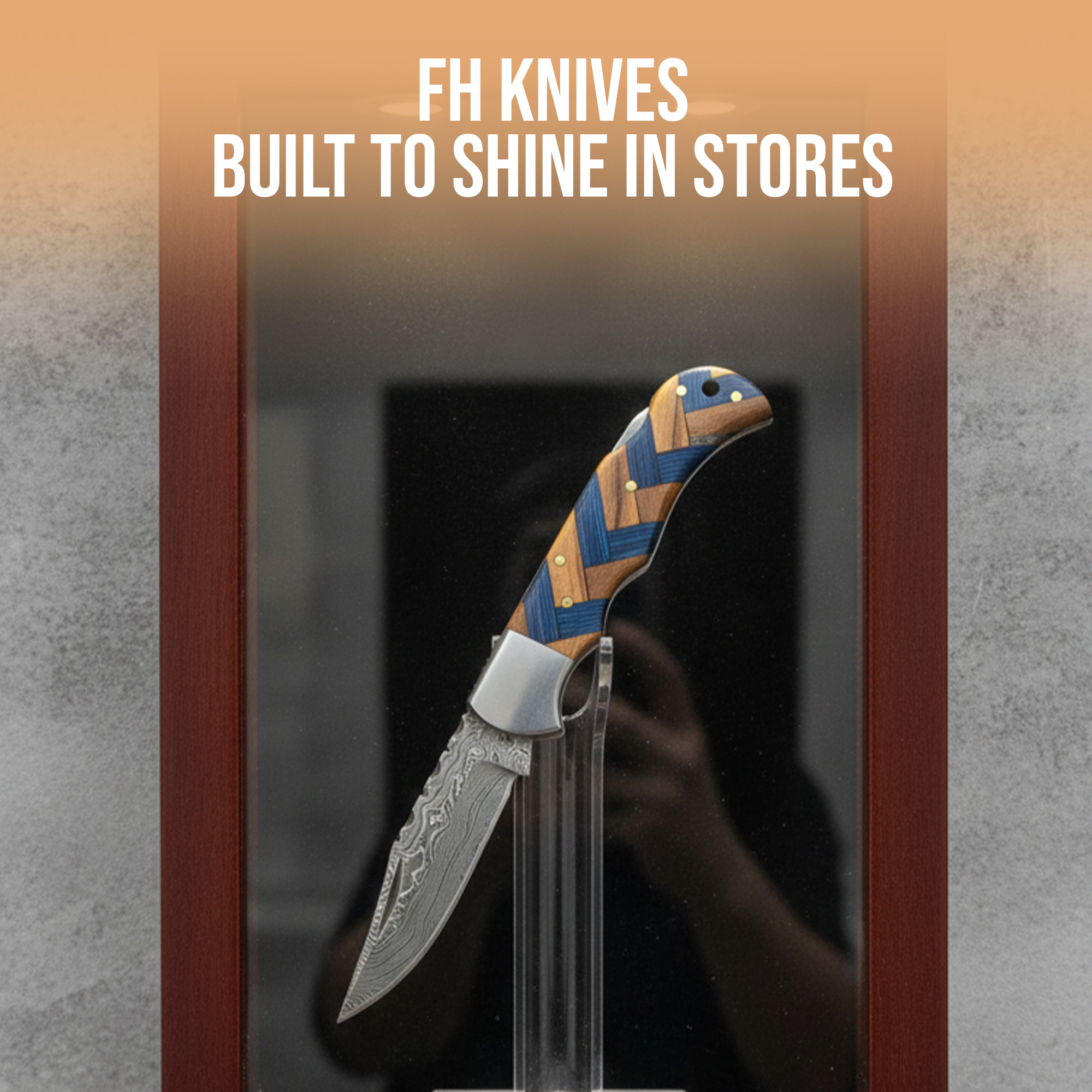 6.5' Handmade Damascus Steel Artistic Handle Pocket Knife with Leather Sheath | VP-001-BL - Image 4